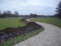 Image  2013 - early progress on the new off-road all-weather cycle track across Halesworth Millennium Green. 